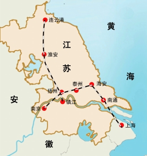 淮安高铁线路图